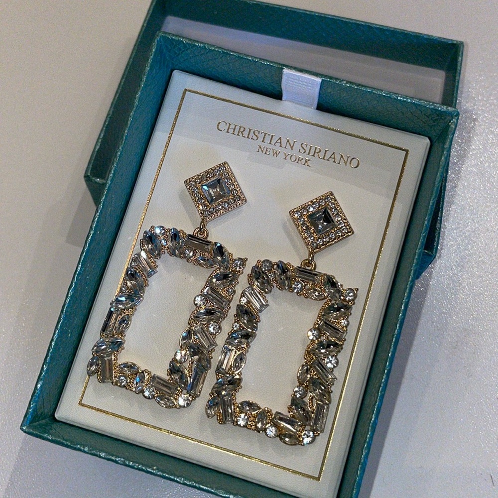 Christian Siriano Fashion Earrings | costume jewelry